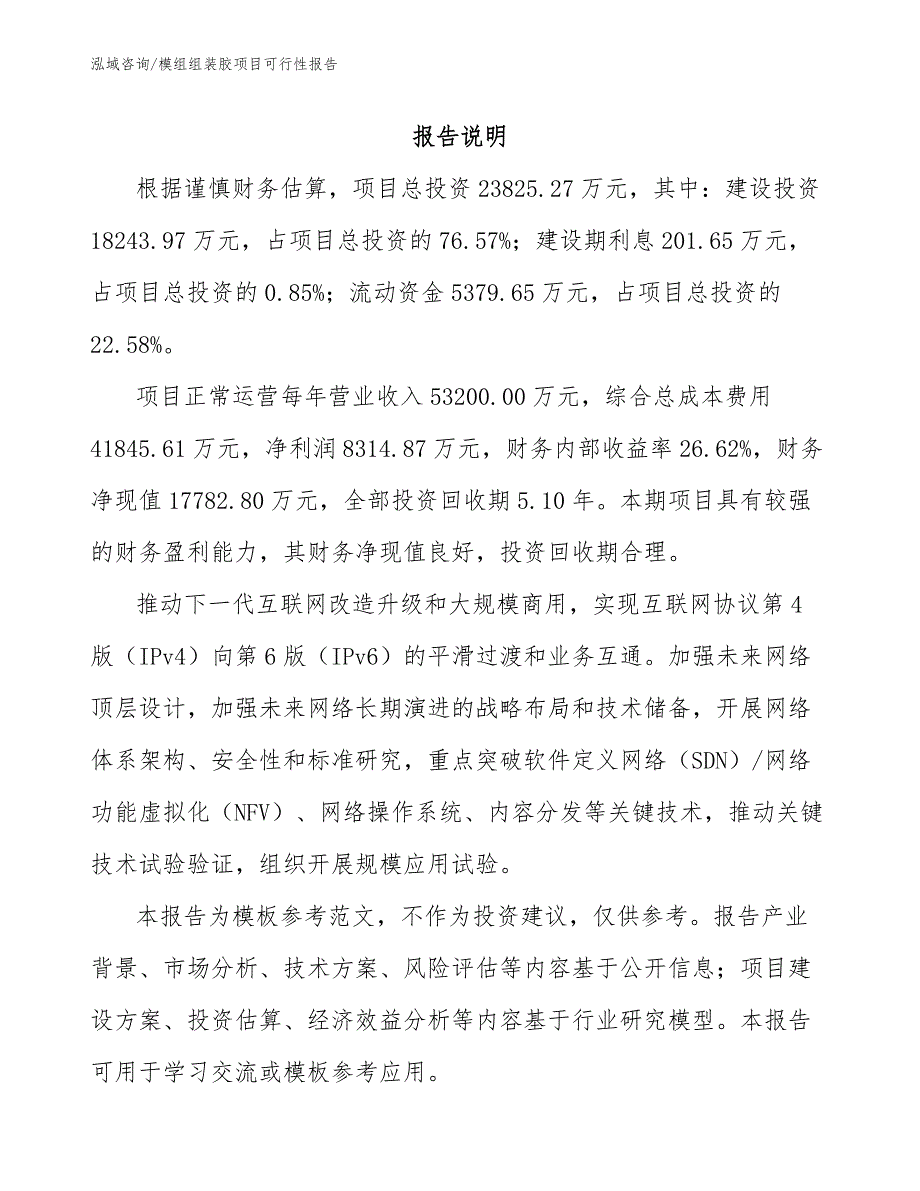 模组组装胶项目可行性报告_第2页