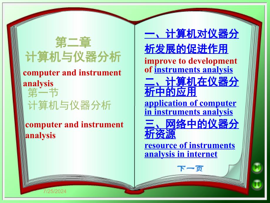 第二章计算机与仪器分析_第1页