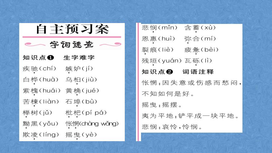 2023年初中秋八年级上册语文人教版同步课件-16三棵树 （共19张PPT）_第3页