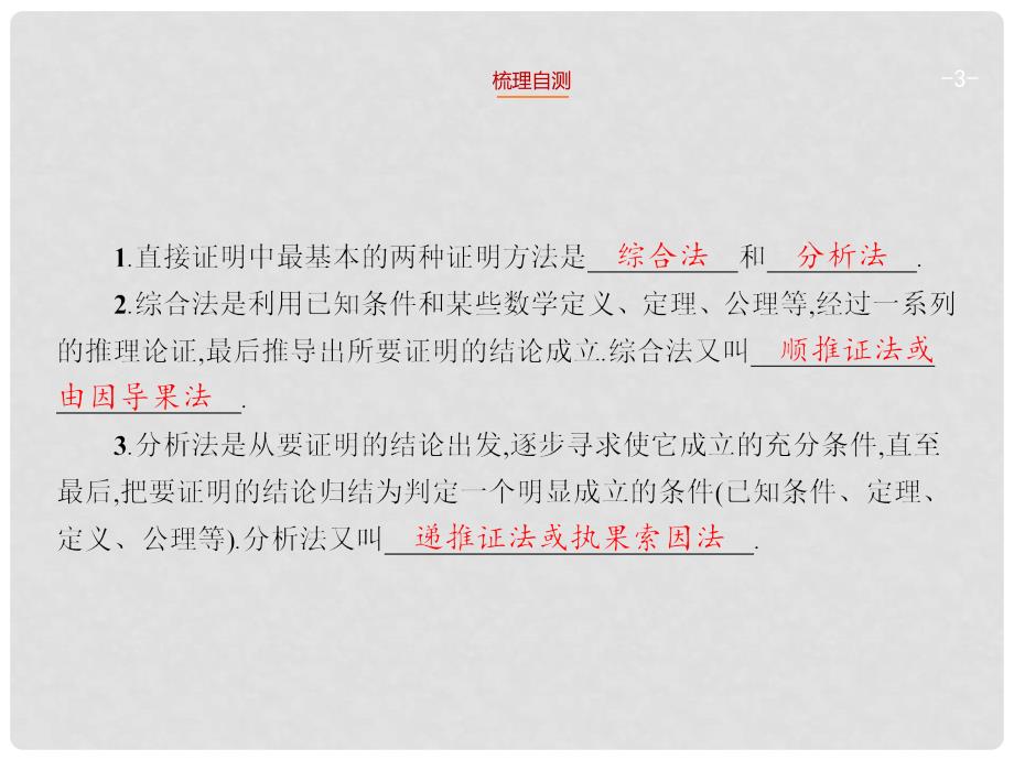 高考数学一轮总复习 12.4 直接证明与间接证明精品课件 理 新人教版_第3页