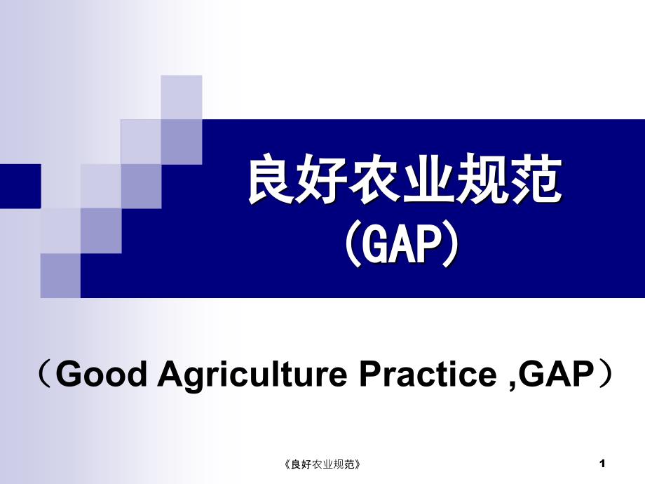 良好农业规范课件_第1页