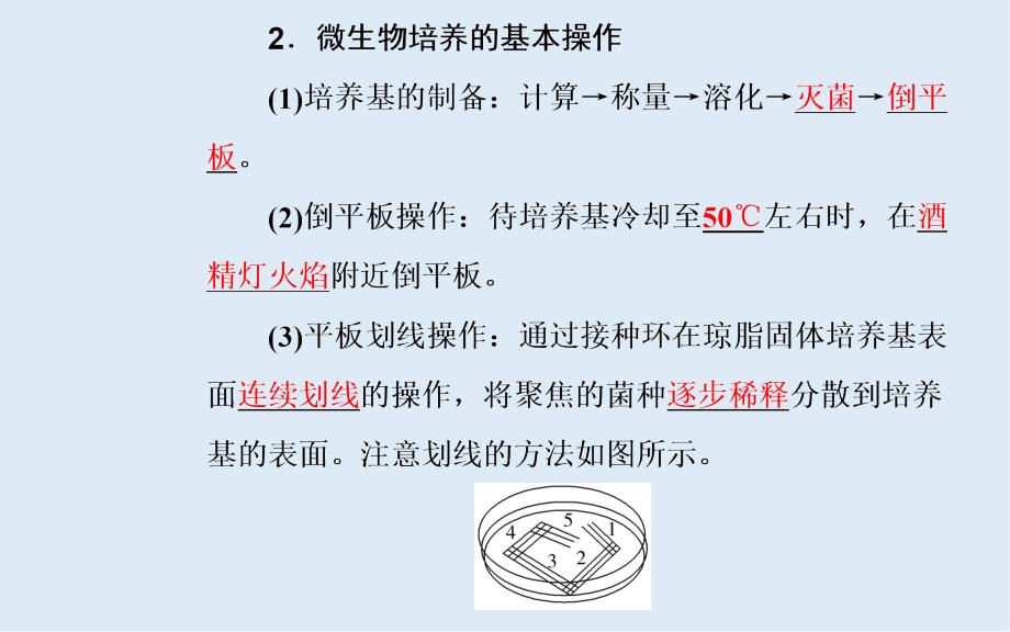 高考生物二轮复习专题十一考点二微生物的分离培养及应用课件_第3页