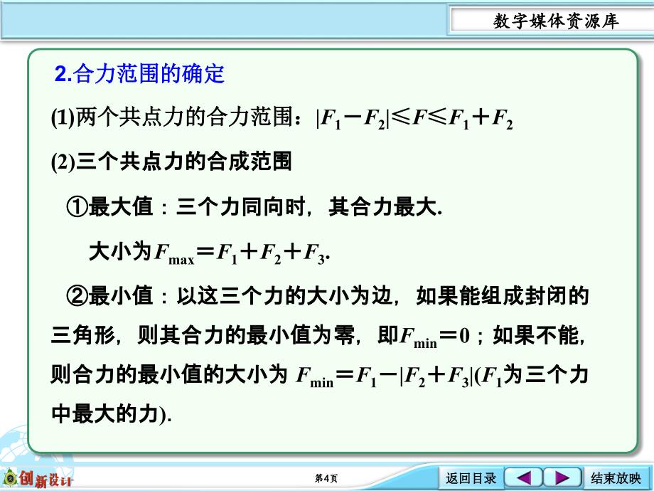 热点突破共点力的合成及特殊情况下力的合成课件_第4页