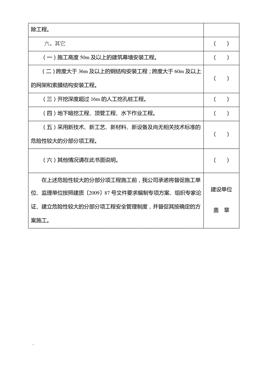 危险性较大的分部分项工程清单(建设单位提供)_第4页