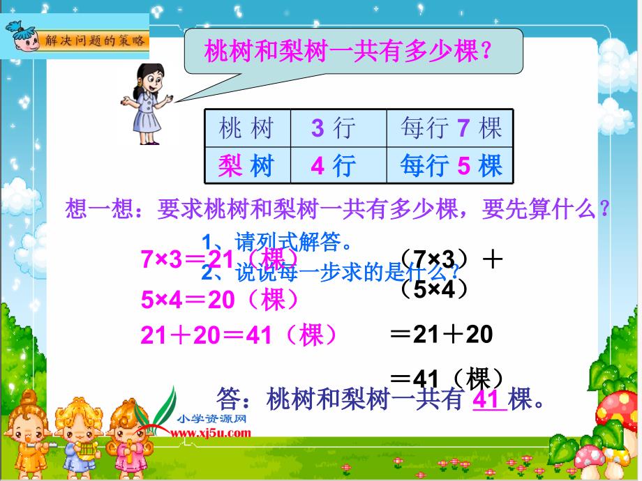 苏教版数学四年级上册《解决问题的策略》PPT课件.ppt_第4页