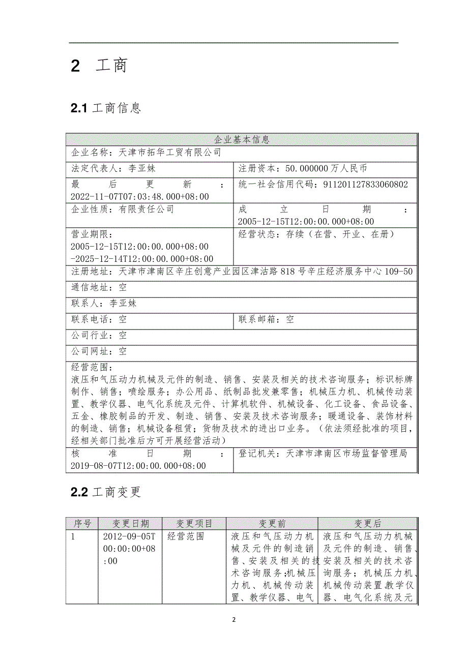 天津市拓华工贸有限公司介绍企业发展分析报告_第3页