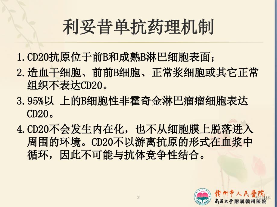 利妥昔单抗用药注意事项【各行内容】_第2页