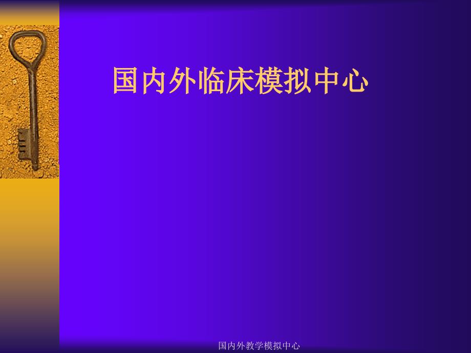 国内外教学模拟中心课件_第1页