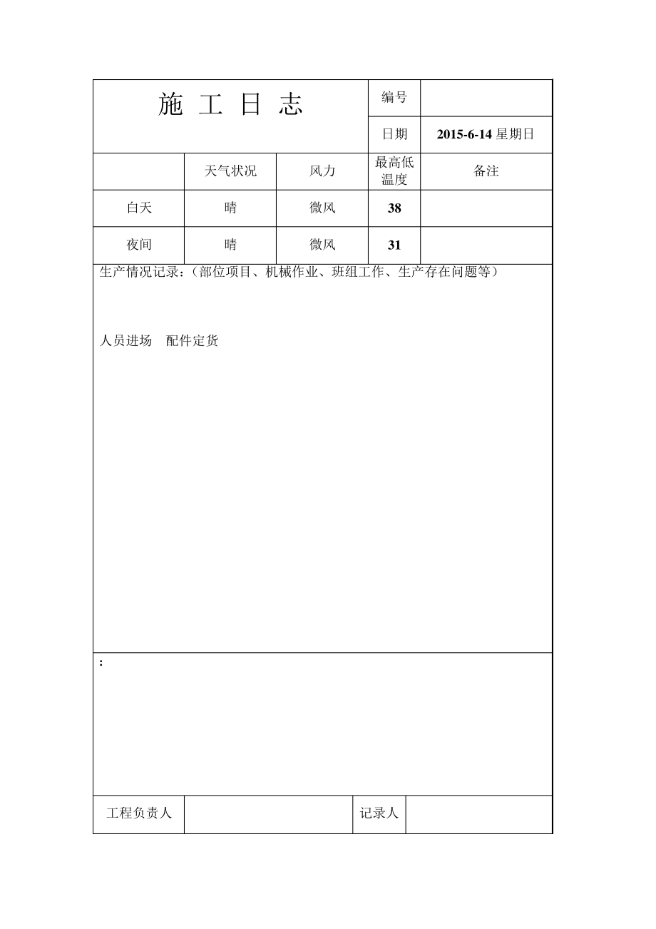 施工日志样本-模板-范本_2_第2页