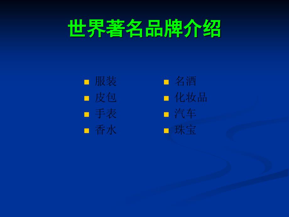 世界著名品牌介绍.ppt_第1页