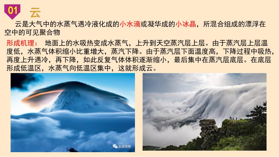 【高中地理】 常见的天气现象：云、雾、雾凇、霜、露 2023年高三地理微难点突破精准课件_第3页