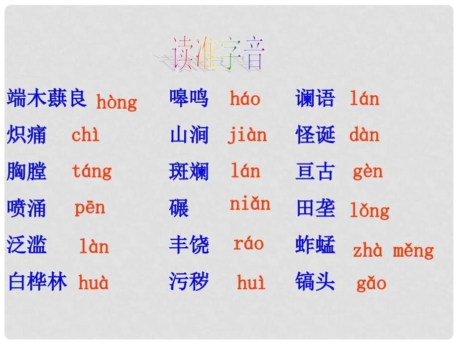 七年级语文下册 第二单元 9 土地的誓言课件 （新版）新人教版_第5页