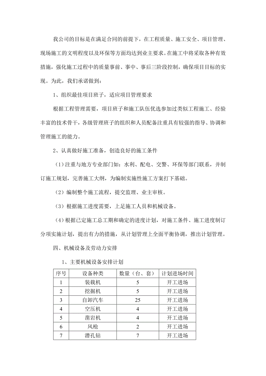 土石方工程施工设计方案（13页）_第4页