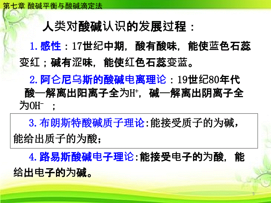 第7章--酸碱平衡与酸碱滴定法_第4页