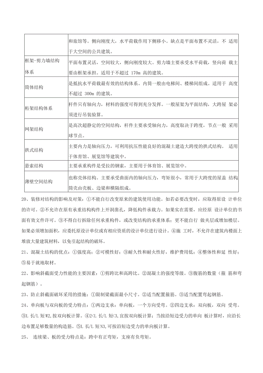 一级建造师【建筑工程管理与实务】100个核心考点汇总_第3页