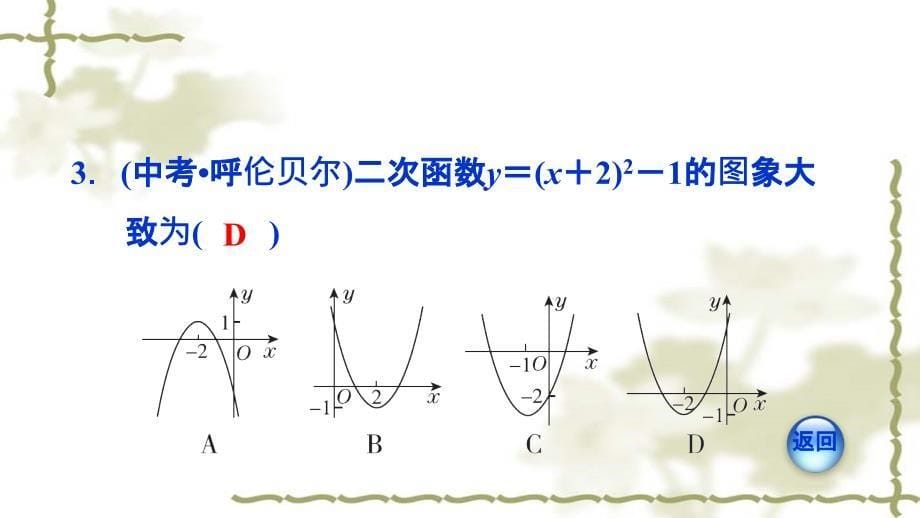 22.1.5二次函数yaxh2k的图象和性质_第5页