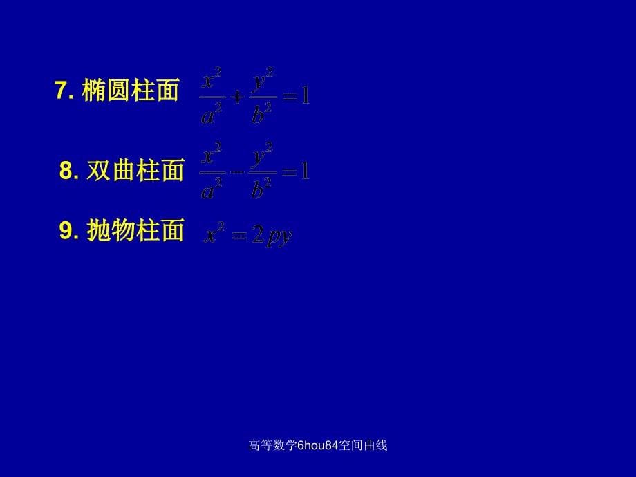 高等数学6hou84空间曲线课件_第5页