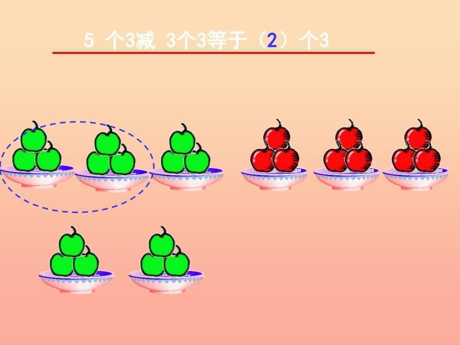 二年级数学上册 5个3减3个3等于2个3课件 沪教版.ppt_第5页