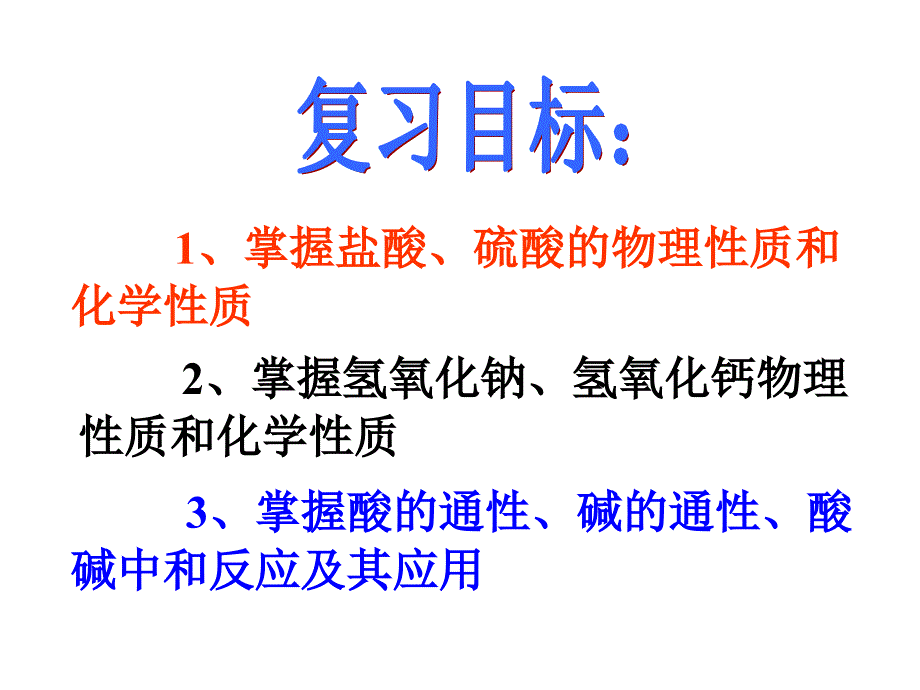 初中三年级化学下册第十单元酸和碱单元复习与测试第一课时课件_第2页