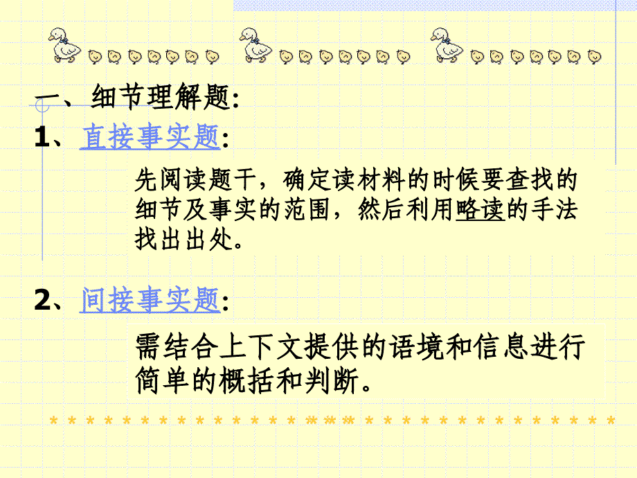 英语专题复习之阅读理解题型及技巧课件_第2页