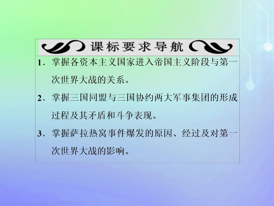 2019-2020学年高中历史 专题1 第一次世界大战 一 滑向世界性大战的深渊课件 人民版选修3_第4页