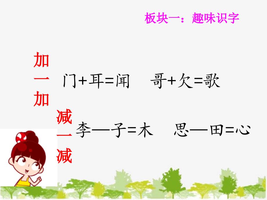 部编版小学语文一年级下册《语文园地七：识字加油站+字词句运用》课件(2)_第3页