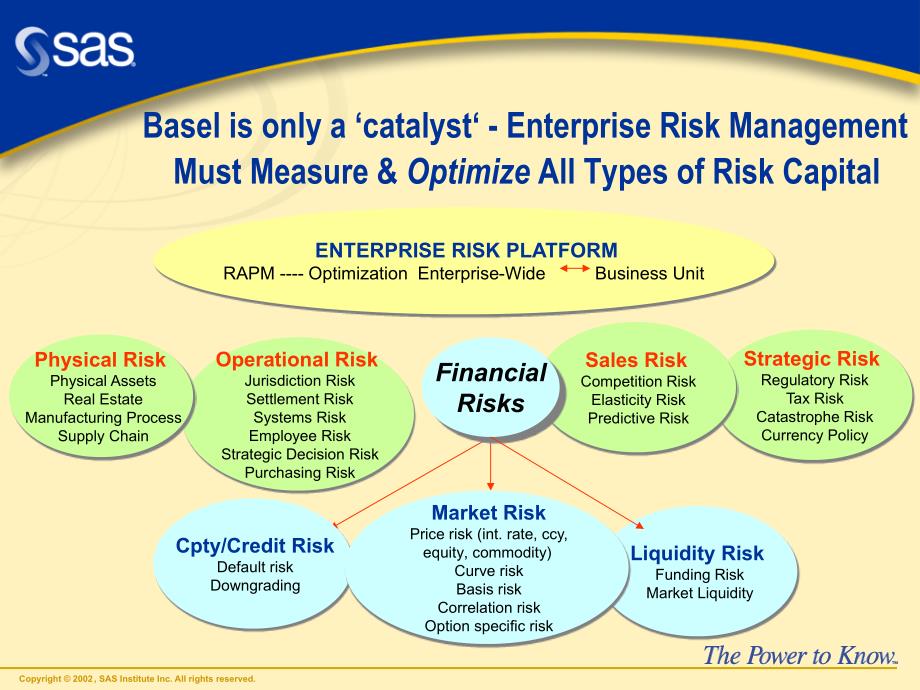 SasIntelligent Enterprise Risk ManagementBeyond Basel Ii15 Oct 02_第3页