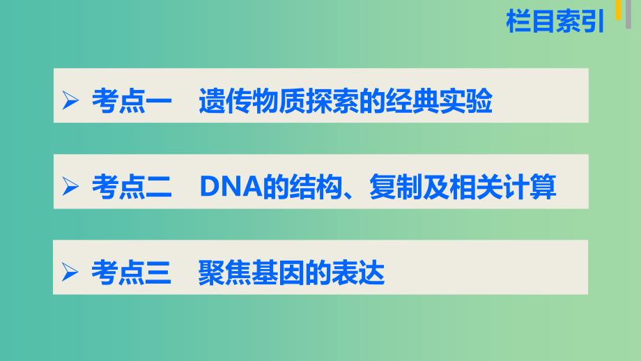 高三生物第二轮复习 专题四 第1讲 遗传的分子基础课件 新人教版.ppt_第4页