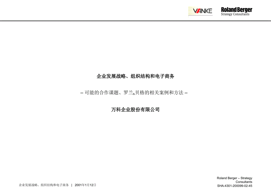 知名房地产公司战略规划课件_第1页