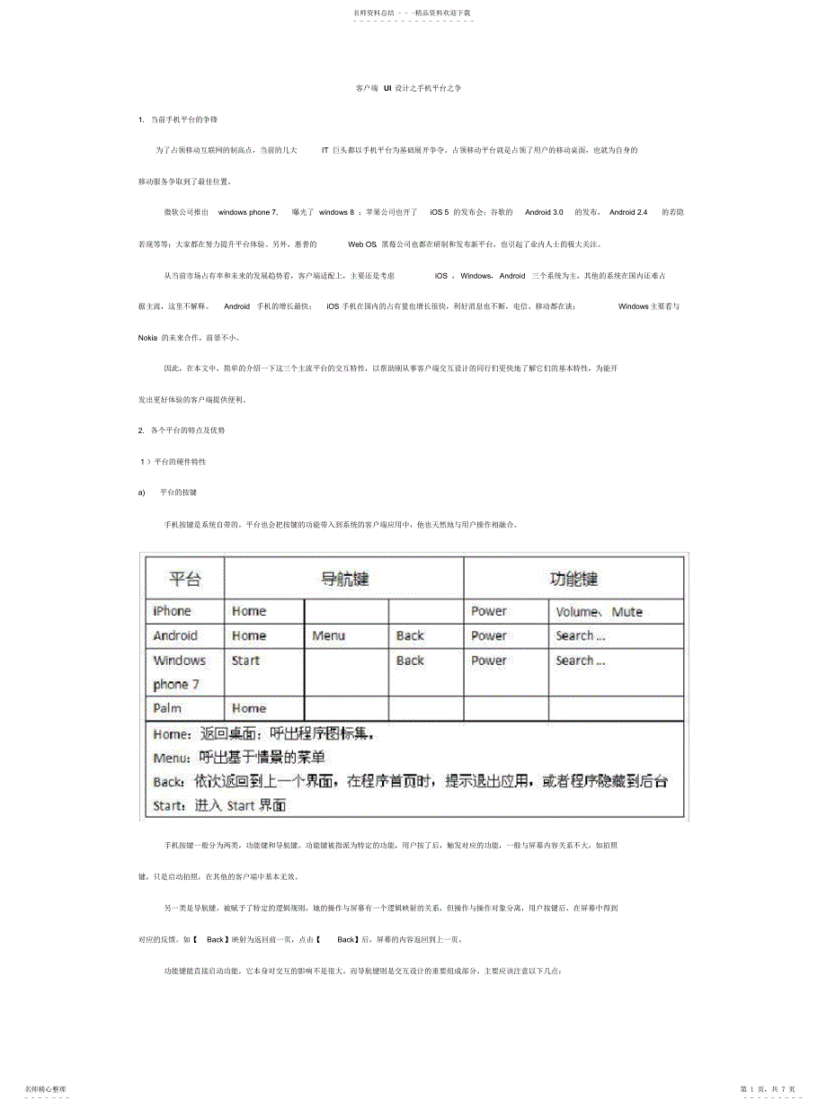 2022年2022年客户端UI设计之手机平台之争_第1页