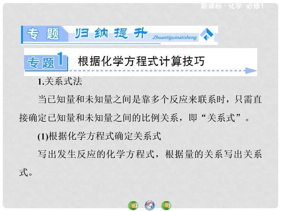 高中化学 第3章 金属及其化合物章末归纳提升课件 新人教版必修1_第5页