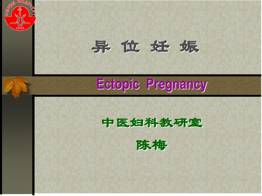 异位妊娠 PPT课件.ppt_第1页