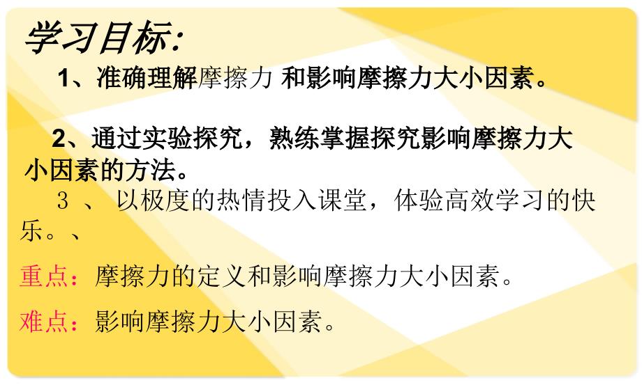 [名校联盟]河南省淮阳县西城中学八年级物理《55 探究-摩擦力》课件_第3页