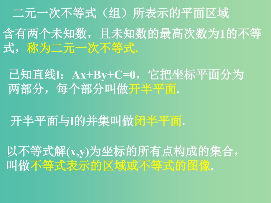 高中数学第三章不等式3.5.1二元一次不等式组表示的平面区域1课件新人教B版.ppt_第2页