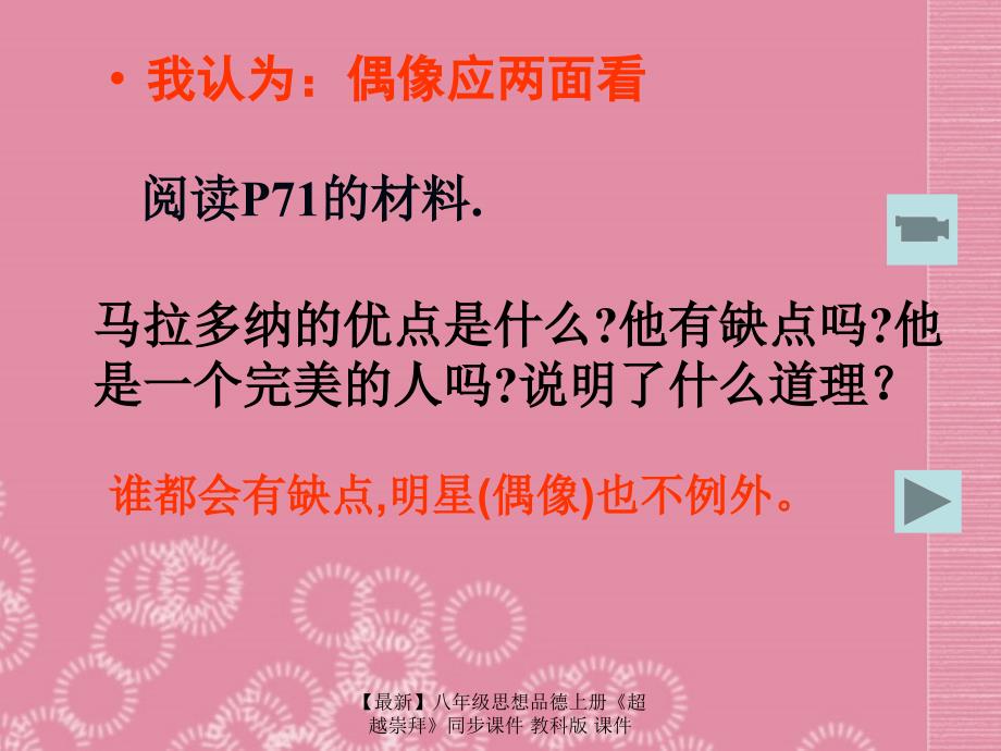 最新八年级思想品德上册超越崇拜同步课件教科版课件_第3页