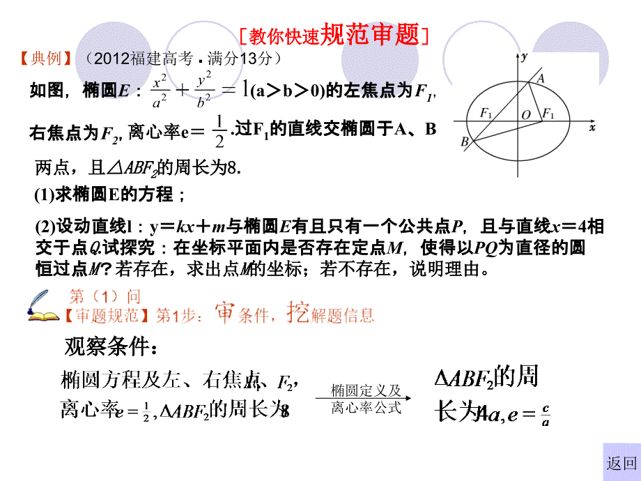 8.圆锥曲线中探索性问题答题模板_第3页