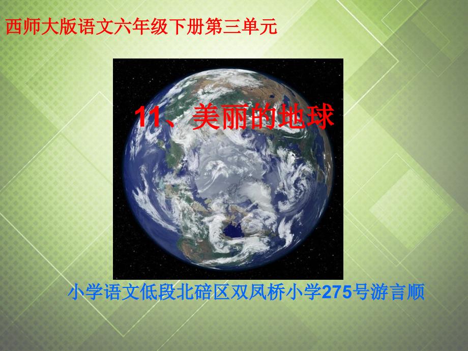 小学语文低段275号双凤桥小学游言顺_第1页