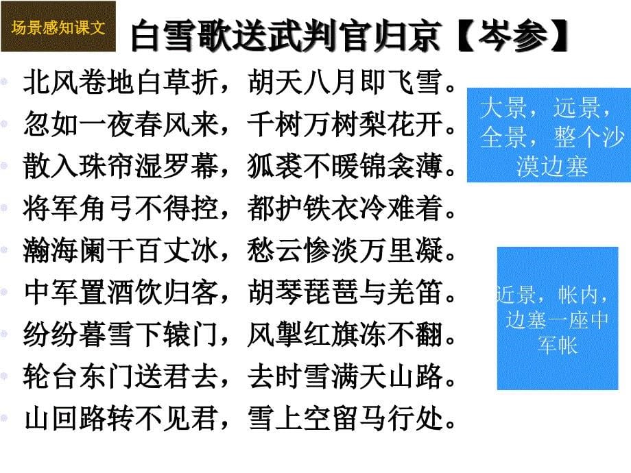 白雪歌送武判官归京.ppt_第5页