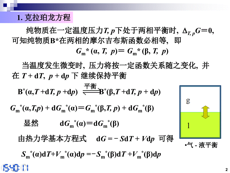 克劳修斯克拉贝龙方程PPT精选文档_第2页