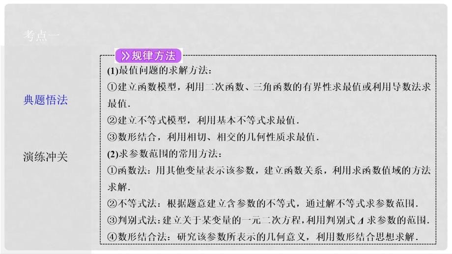 优化探究高考数学一轮复习 第八章 第九节 第二课时 圆锥曲线的综合应用课件 理 新人教A版_第5页