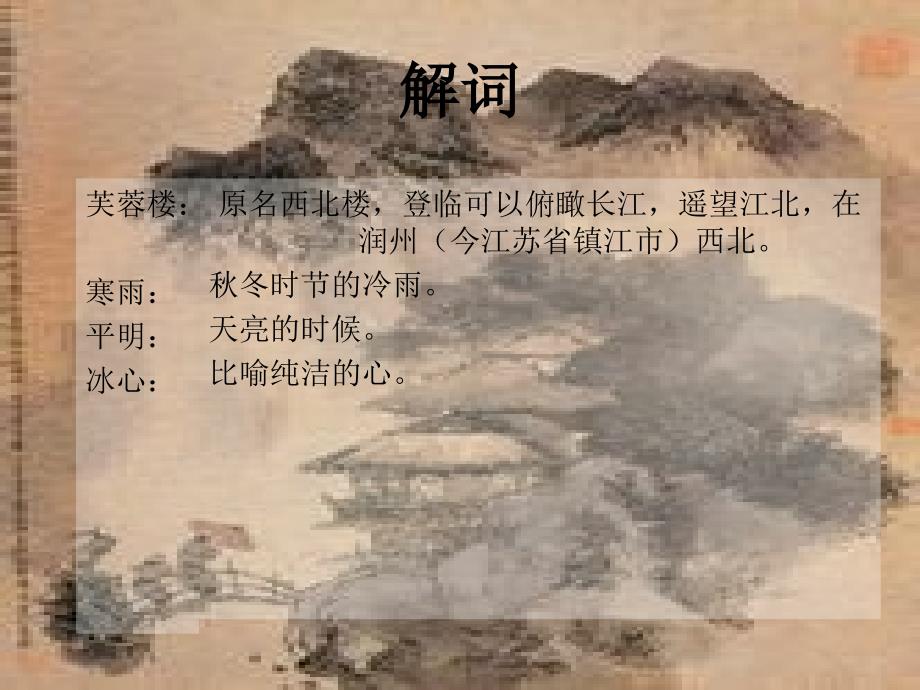 《芙蓉楼送辛渐》PPT课件.ppt_第4页