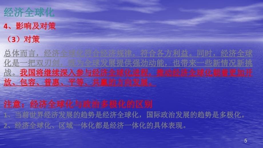 经济生活经济全球化与对外开放复习ppt课件_第5页