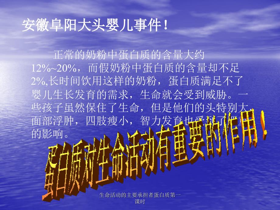 生命活动的主要承担者蛋白质第一课时课件_第4页