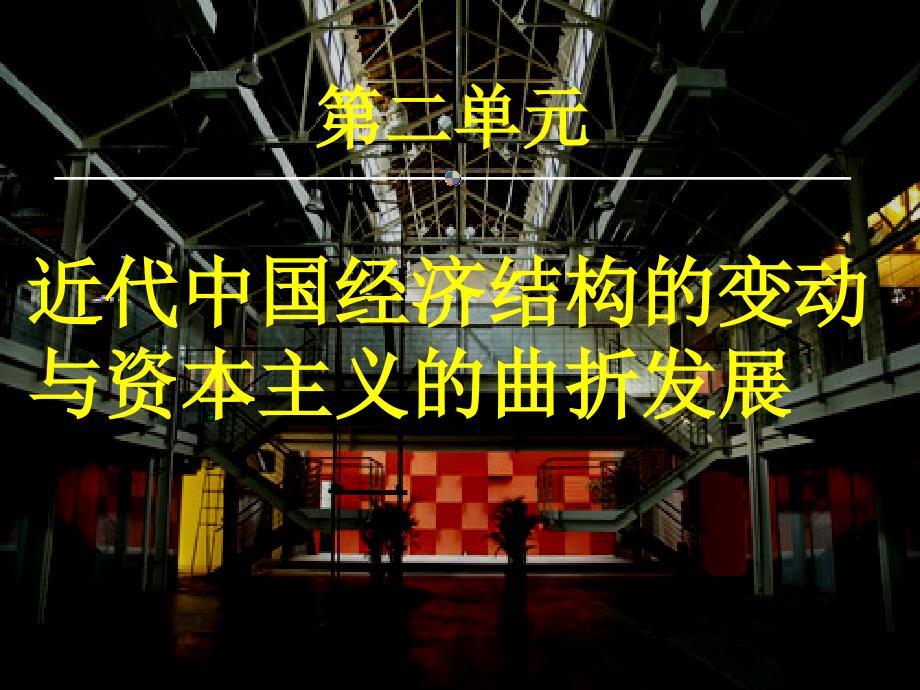 高中历史全套课件教案及练习整理之五中国资本主义的产生新人教必修2课件资本主义的产生5_第1页