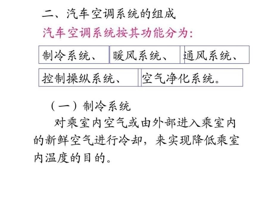 汽车空调多媒体ppt课件_第5页