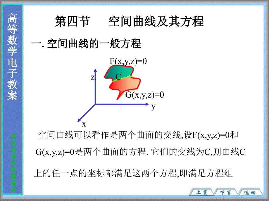 空间曲线及其方程1课件_第1页