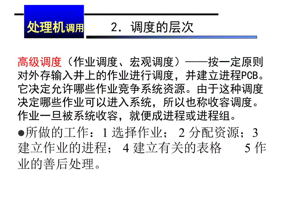 处理机调度 最新课件_第4页