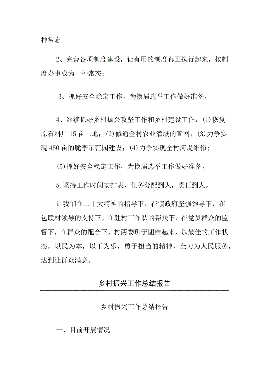 乡村振兴个人述职报告_第3页