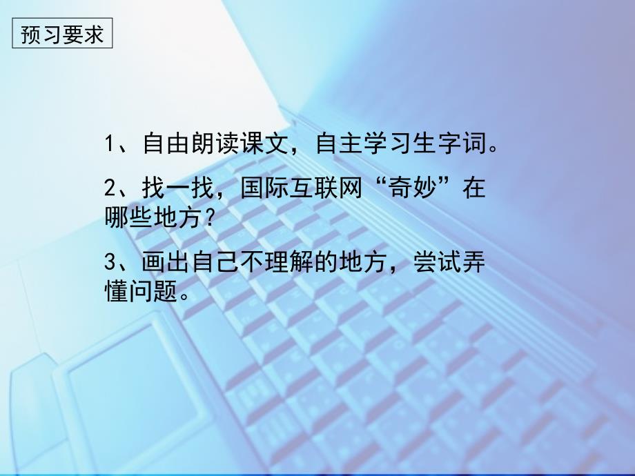 苏教版四上19《奇妙的国际互联网》_第3页