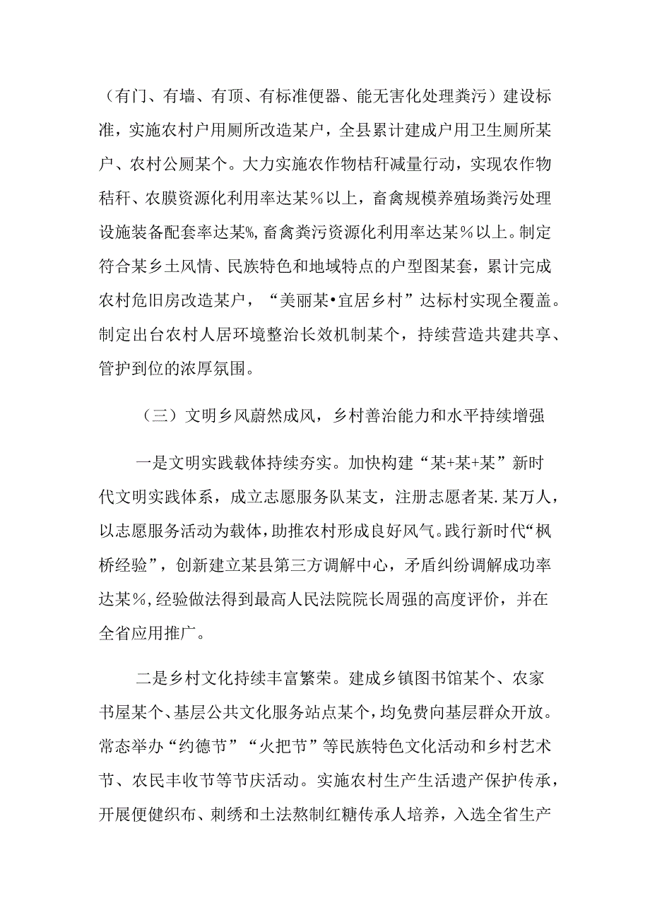 某某县关于全面推进乡村振兴战略的调研报告_第4页